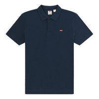 Men's Levis Minimalistic Embroidered Short Sleeve Polo Shirt Navy Blue 35959-0002