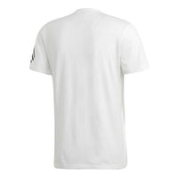 adidas Logo Printing Training Short Sleeve White DY5849