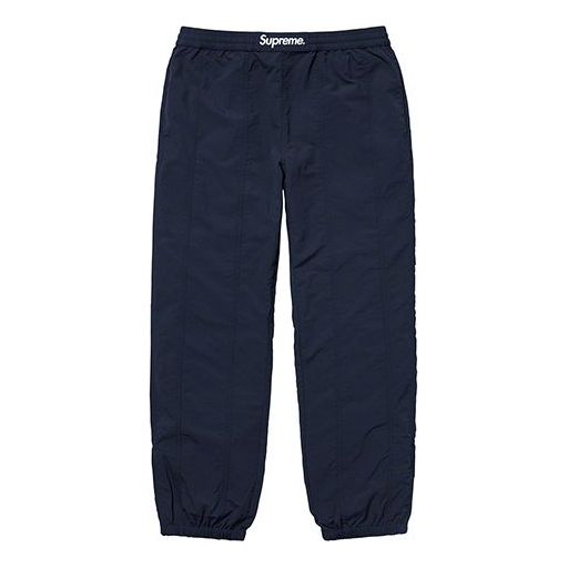 Supreme FW19 Week 11 Paneled Warm Up Pant Navy SUP-FW19-995
