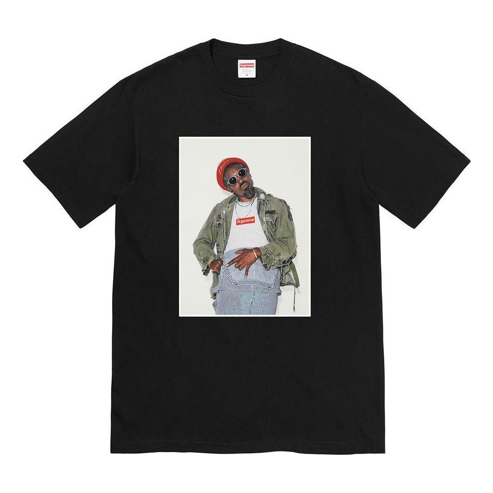 Supreme FW22 Week1 Andr 3000 Tee T SUP-FW22-328-BLK