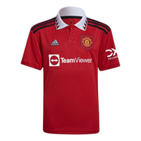 adidas Manchester United 22/23 Home Jersey Asia Sizing 'Red White' H64049