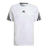 adidas M 3s Tape Tee Printing Sports Short Sleeve White GQ6206