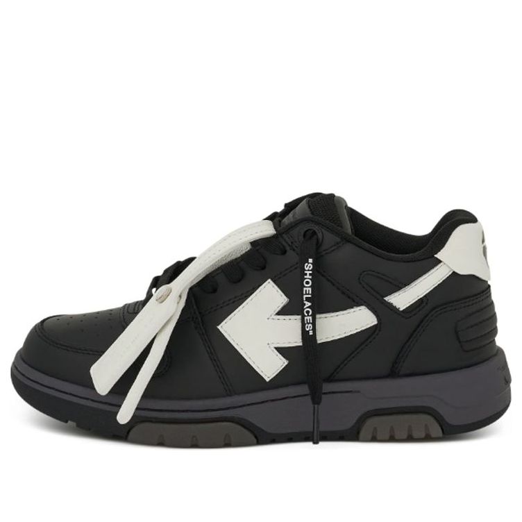 (WMNS) Off-White Out Of Office Low-Top Sneaker 'Black White' OWIA259C99LEA0011000