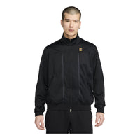 Nike Court Tennis Zipped Jacket Asia Sizing 'Black' DC2566-010