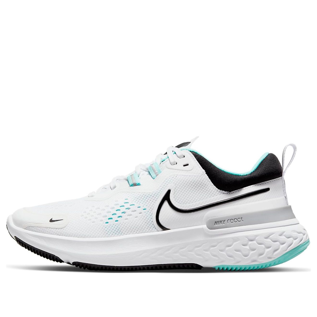 (WMNS) Nike React Miler 2 White/Blue/Black CW7136-100