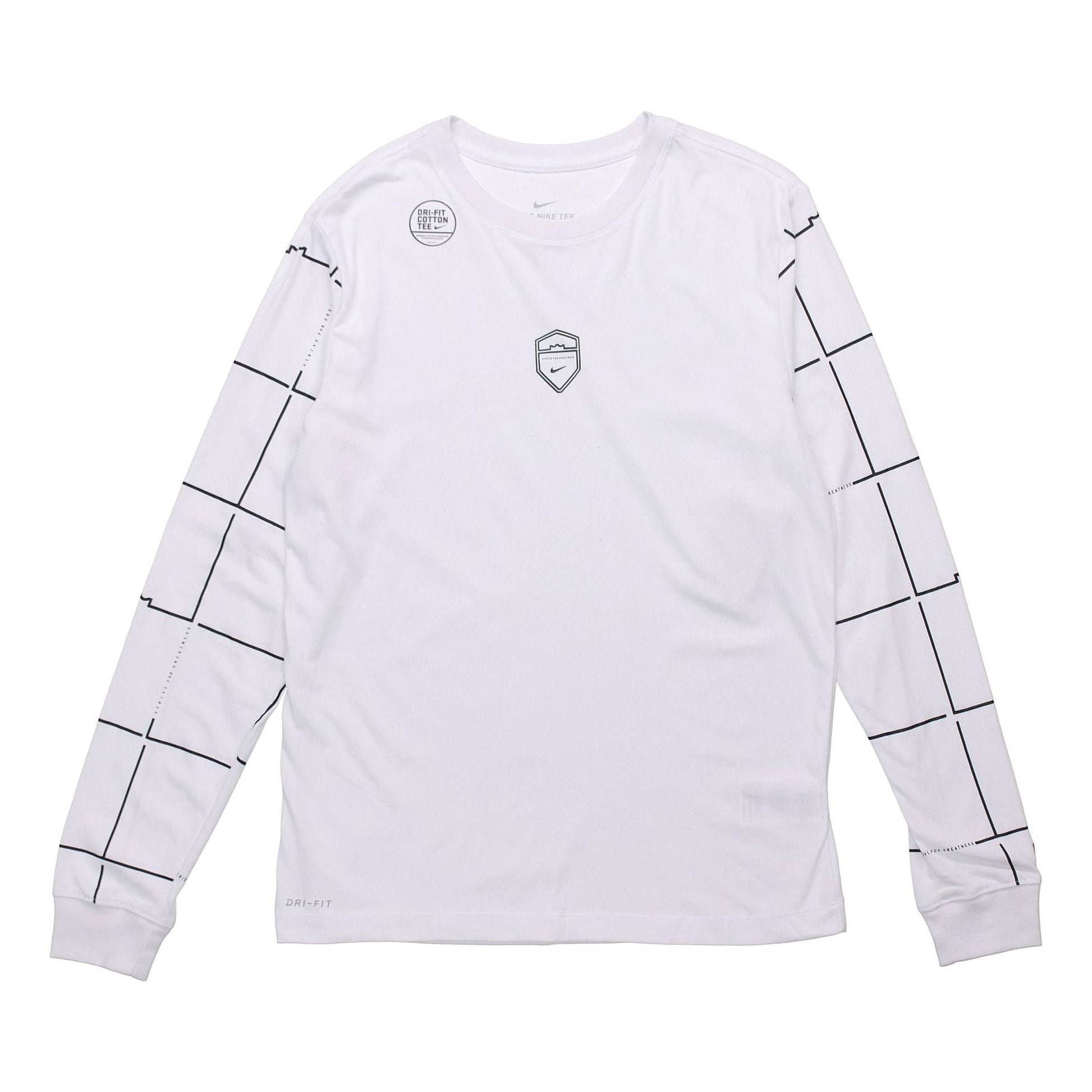 Nike Dri-FIT LeBron Long-sleeve TEE Men White CD0926-121