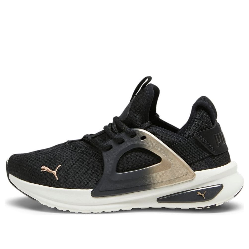 (WMNS) PUMA Softride Enzo Evo Molt Metallic 'Black Gold' 378733-01