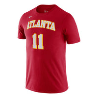Nike NBA Atlanta Hawks Basketball Sports Short Sleeve Red DD6638-657