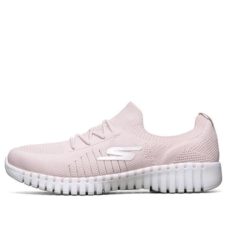 (WMNS) Skechers Go Walk Smart Pink/White 124051-LTPK