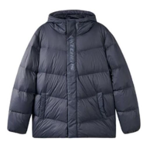Skechers Hooded Leisure Down Jacket 'Black' L422U069-026R