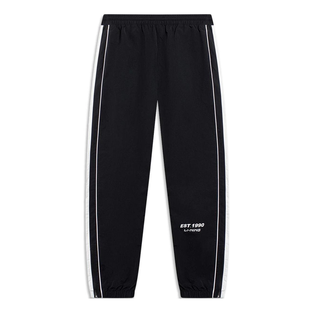 Li-Ning Striped Graphic Joggers Pants 'Black' AYKT517-1