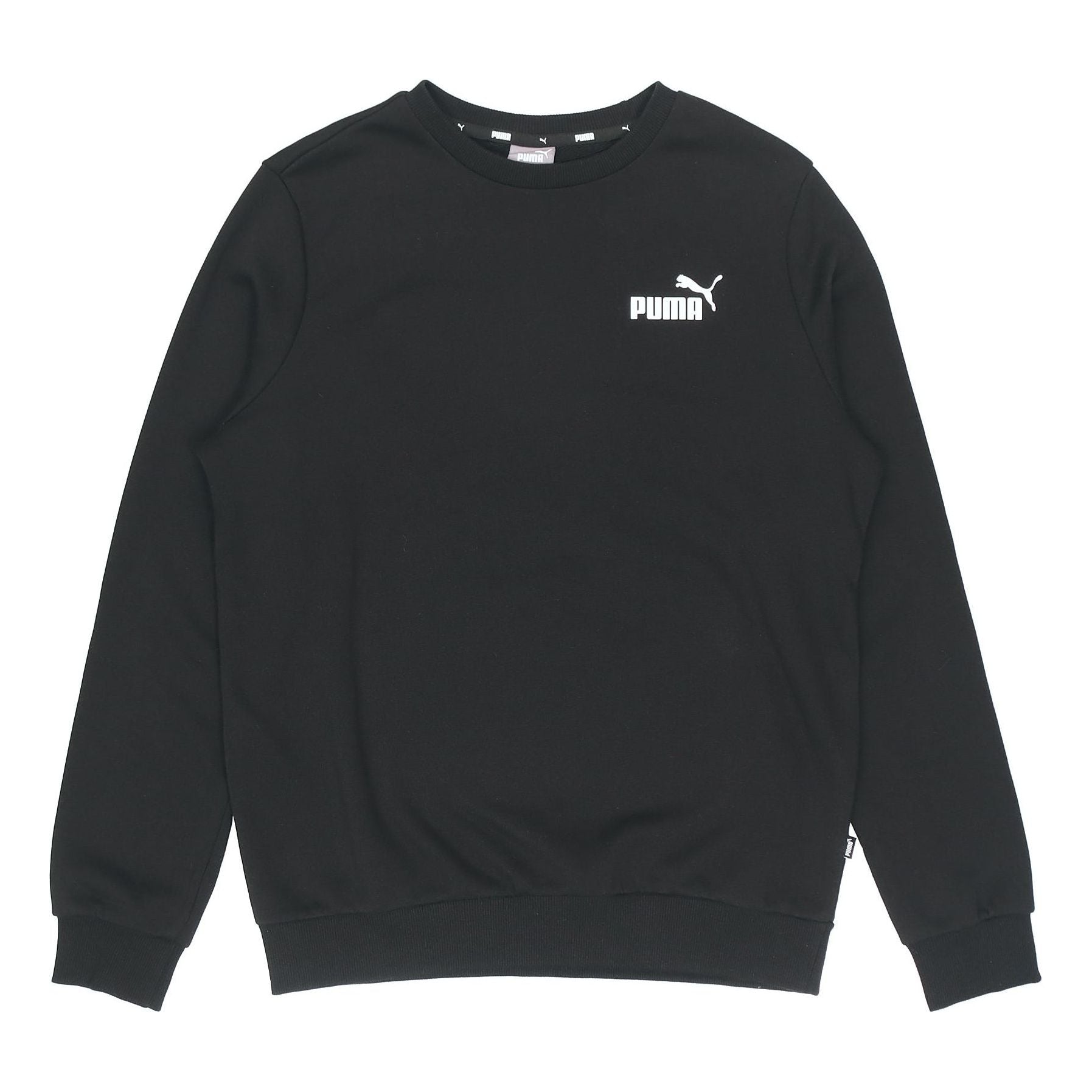 PUMA Casual SportsKnitted Crew Neck Pullover Black 589034-01