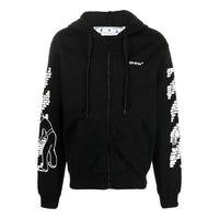 Men's Off-White FW22 Ribbed Pattern Printing Fitted Fit Black OMBE013F22FLE0051001