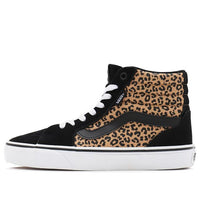 Vans Filmore Decon Hi Non-Slip Breathable Casual Skateboarding Shoes Black Leopard print VN0A5KY636I