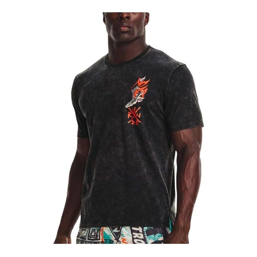 Under Armour Destroy All Miles T-shirt 'Black' 1371052-001