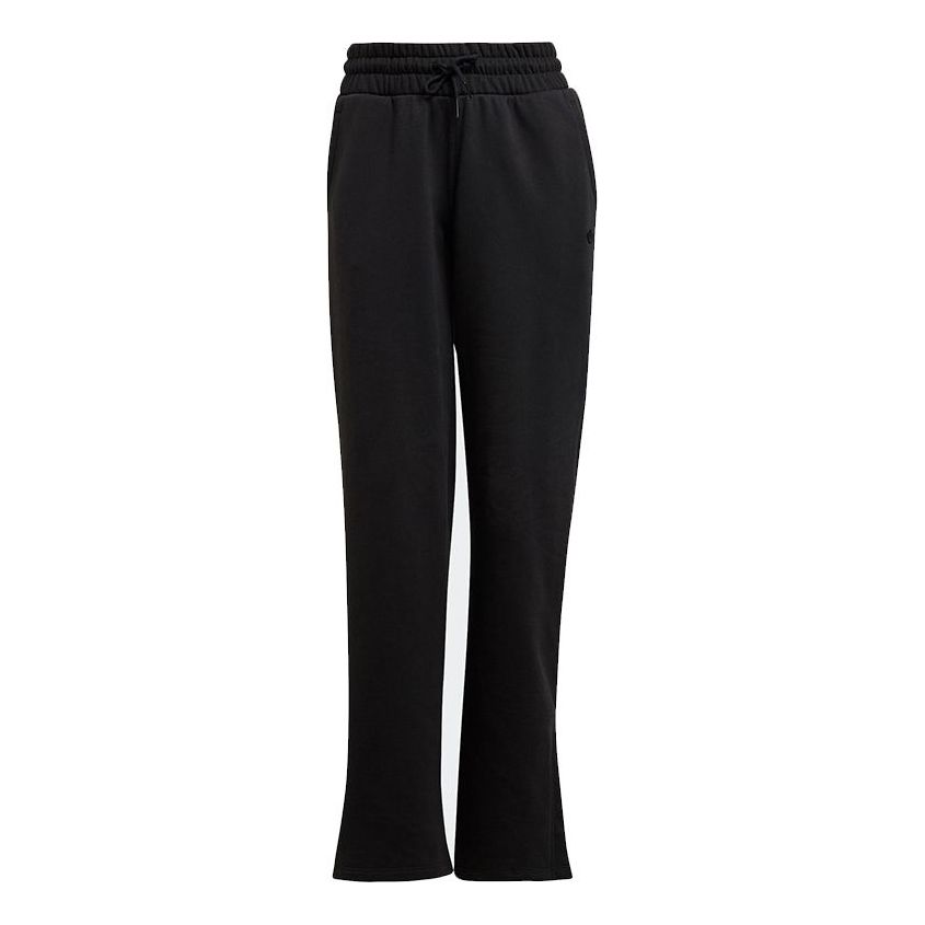 (WMNS) adidas Adicolor Open Hem Sweatpants 'Black' H43929