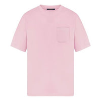 Men's LOUIS VUITTON 3D Pocket Pure Cotton Short Sleeve  limited ) Pink 1A7RG