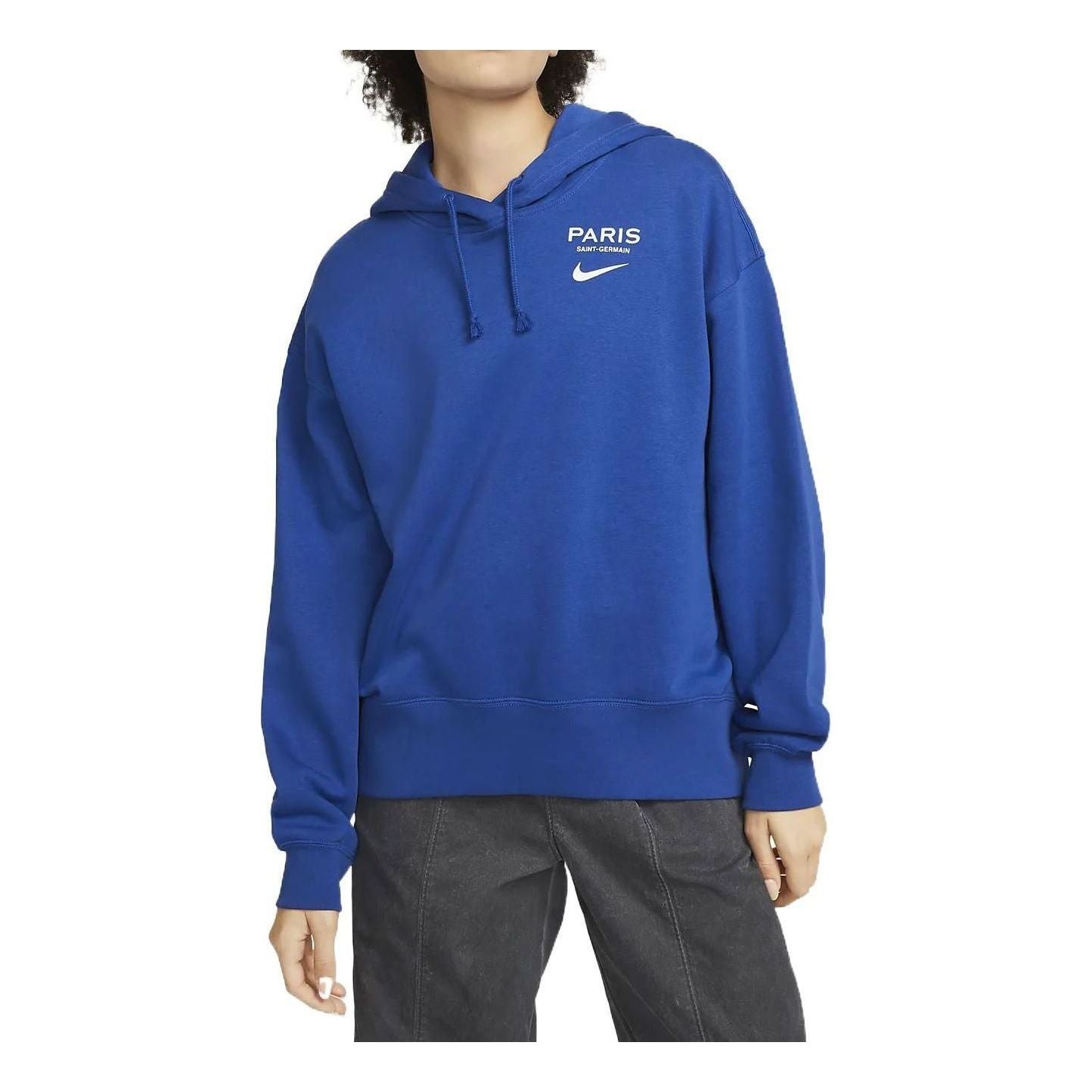 (WMNS) Nike Paris Saint-Germain Hoodie 'Royal Blue' DQ8981-417