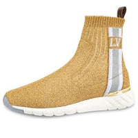 (WMNS) LOUIS VUITTON LV Aftergame High-Top Sports Shoes Gold 1A4GLH