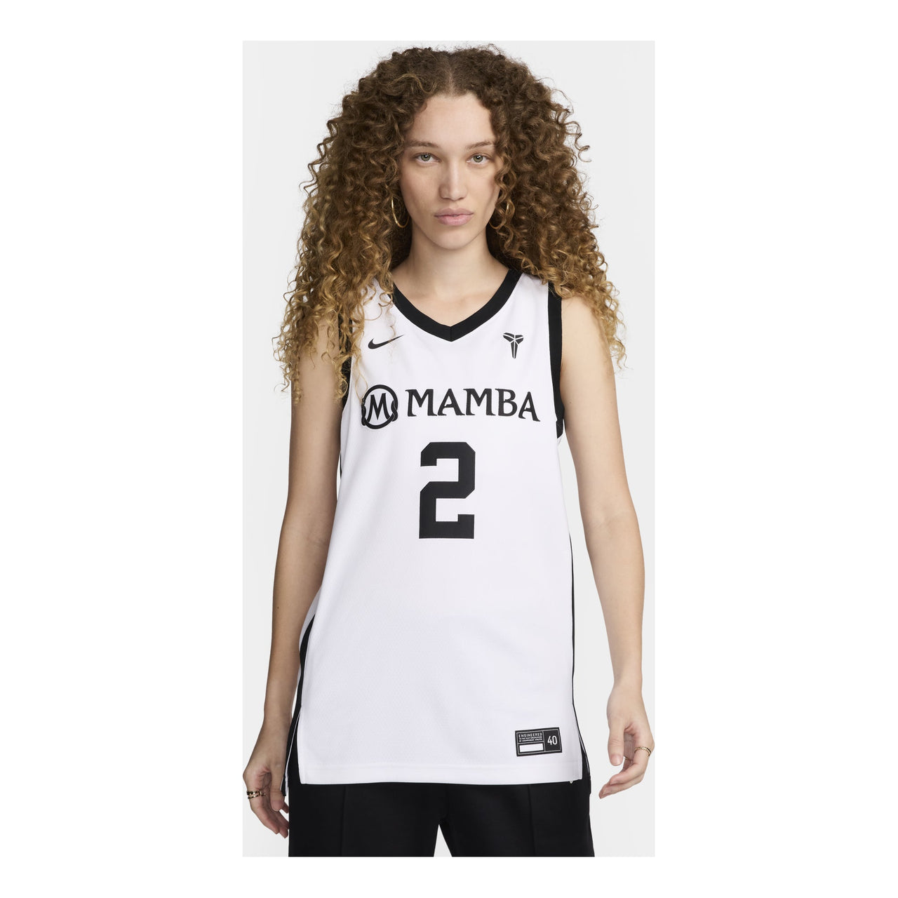 Nike Gigi Bryant Mambacita Basketball Jersey 'White Black' HF7754-100