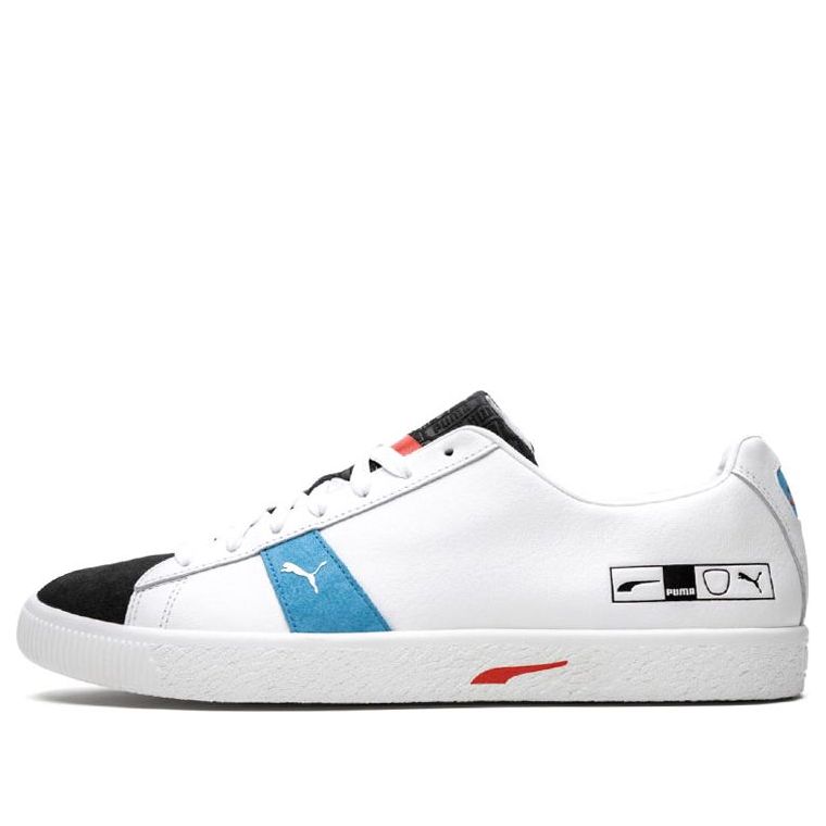 PUMA Clyde Hacked Archive Casual Shoes White/Blue/Red 372784-02