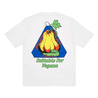 PALACE Nein Cheese Neinegg T-Shirt Pattern Short Sleeve Unisex White PAL-SS21-017