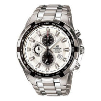 CASIO EDIFICE Stainless Steel Strap White Watch Dial Mens White Analog EF-539D-7A