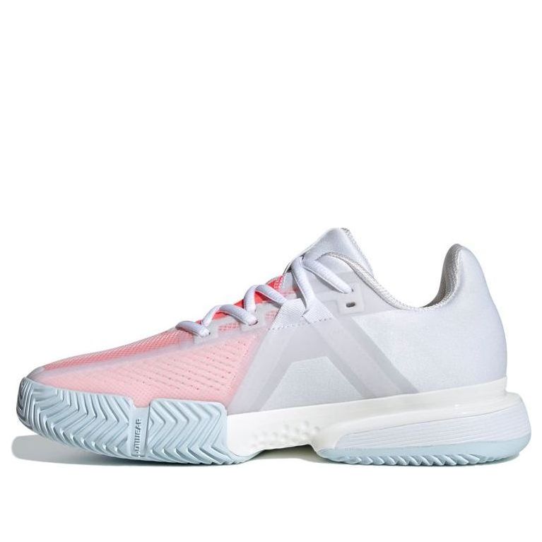 (WMNS) adidas Solematch Bounce Hard Court 'White Pink' FU8126