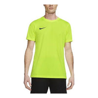 Men's Nike Dri-FIT Logo Printing Round Neck Pullover Short Sleeve Us Edition Green T-Shirt BV6708-702