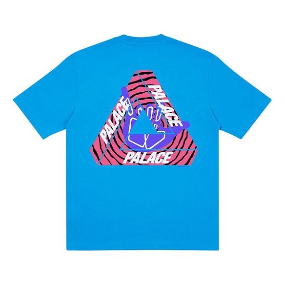 PALACE Tri-Zooted Shakka Round Neck Short Sleeve Unisex Blue P19TS202
