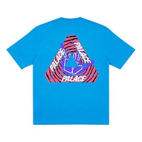 PALACE Tri-Zooted Shakka Round Neck Short Sleeve Unisex Blue P19TS202