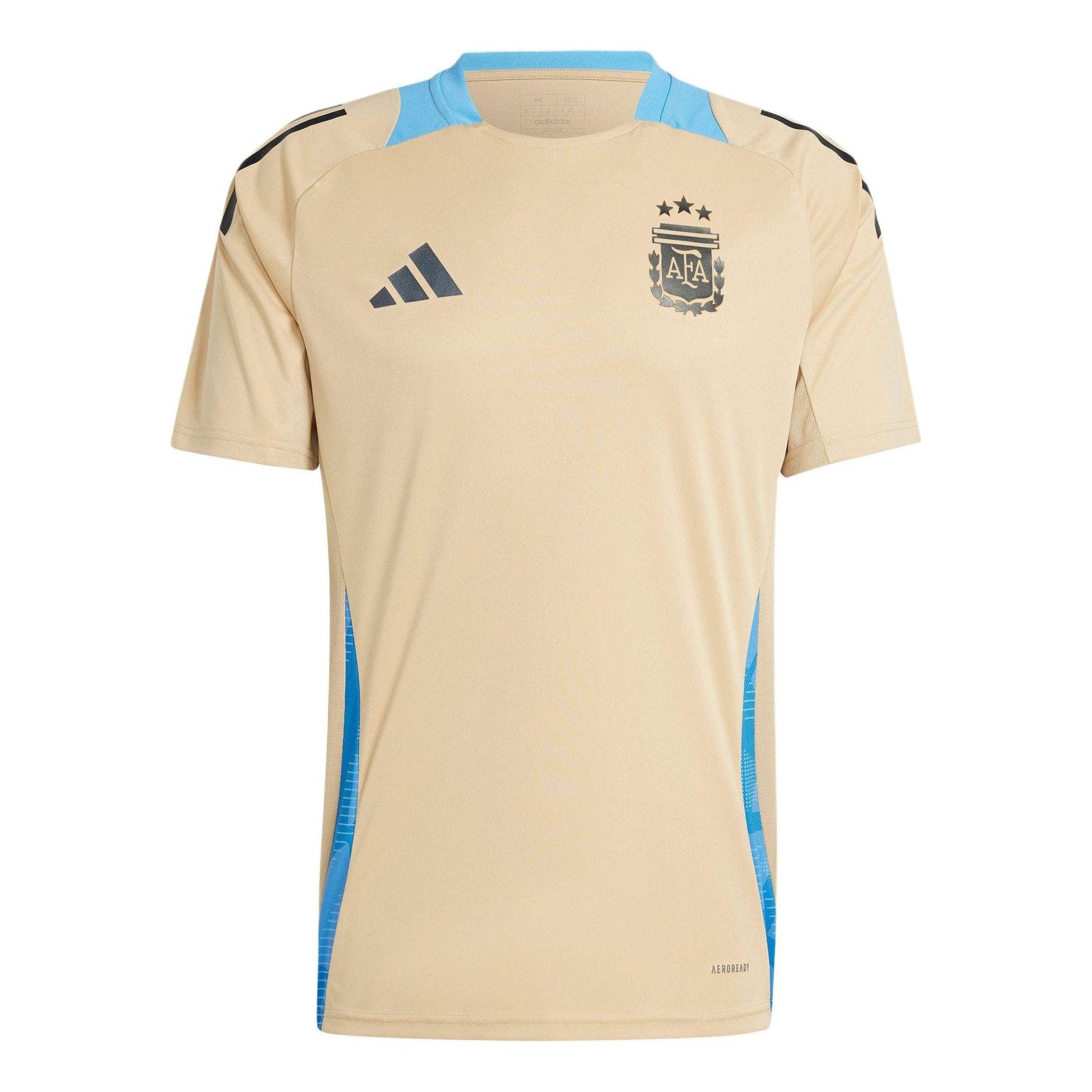 adidas Tiro 24 Competition Argentina Training Soccer Jersey Asia Sizing 'Beige Blue' IQ0816