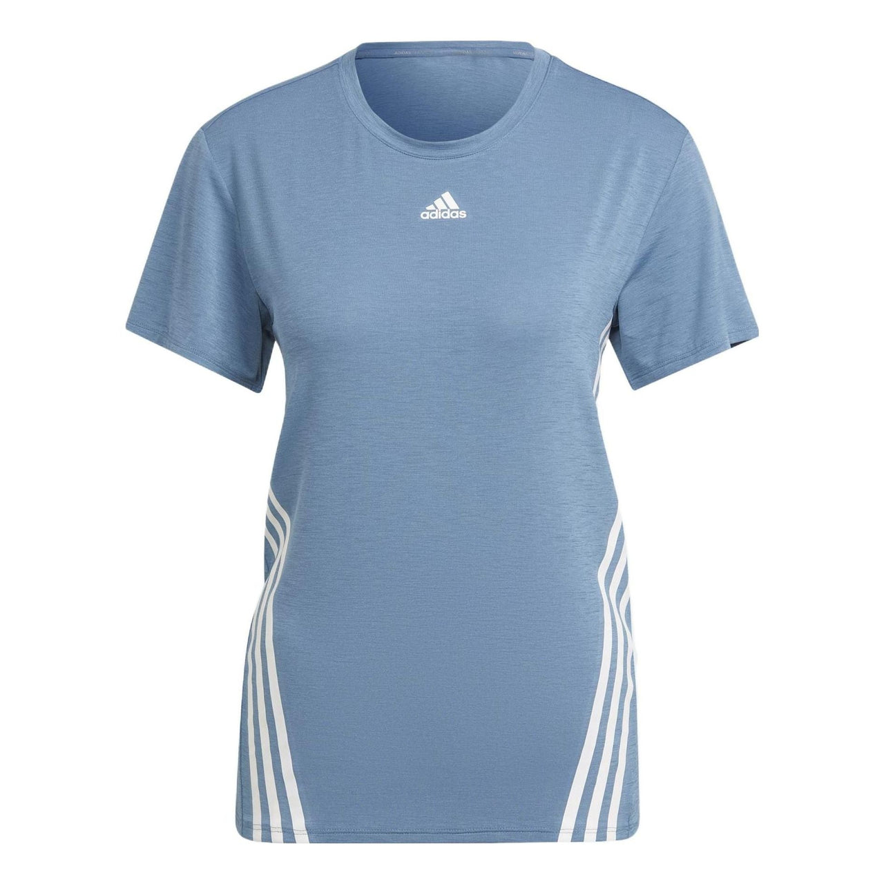 (WMNS) adidas Training Icons 3 Stripe T-Shirt Asia Sizing 'Teal' HG3160