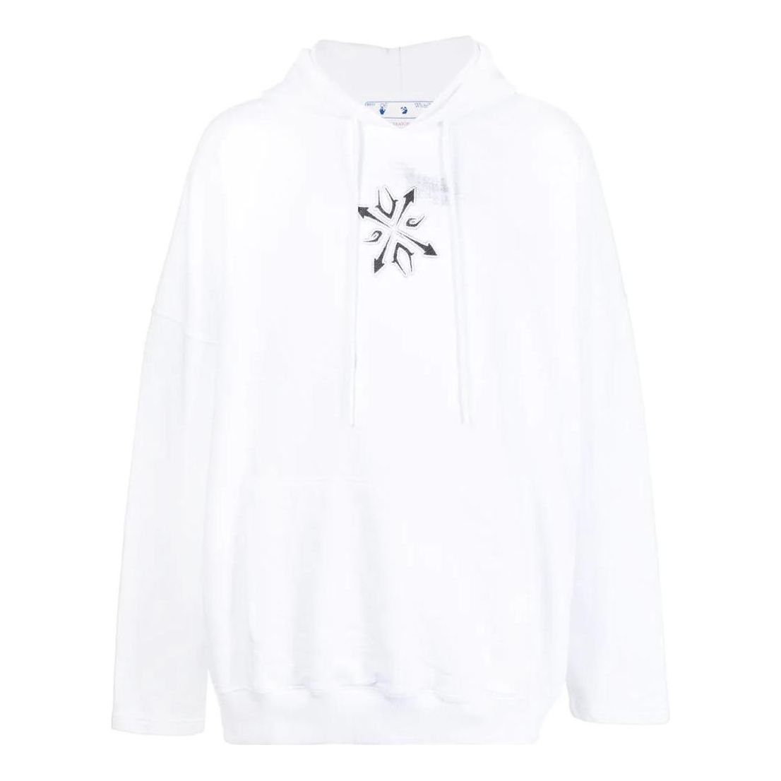 Off-White Arrows Logo-Print Hoodie OMBB091S22FLE00301100110