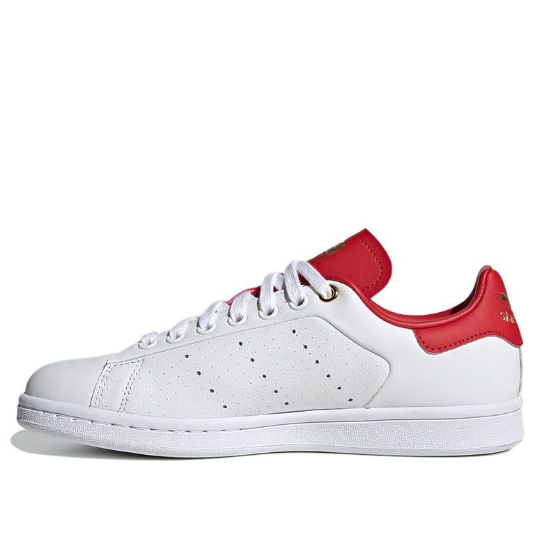 (WMNS) adidas Stan Smith 'White Scarlet' FU9631