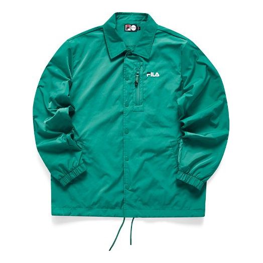 FILA FUSION Casual Sports Woven Jacket Green T11M123704F-GN