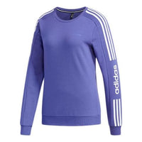 (WMNS) adidas neo Round-neck Sweatshirt Purple GD1635