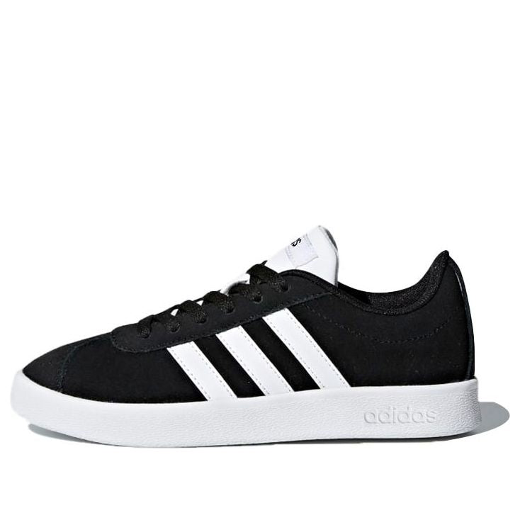(GS) adidas VL Court 2.0 J 'Black White' DB1827