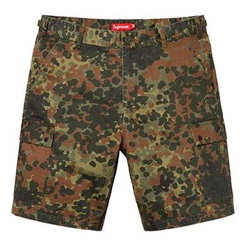 Supreme SS19 Cargo Short Casual Shorts Unisex Green Camouflage SUP-SS19-944