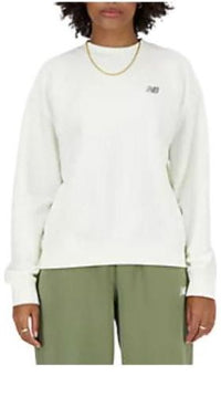 (WMNS) New Balance Sport Essentials French Terry Crew Sweatshirt Asia Sizing 'Sea salt' WT41508-SST