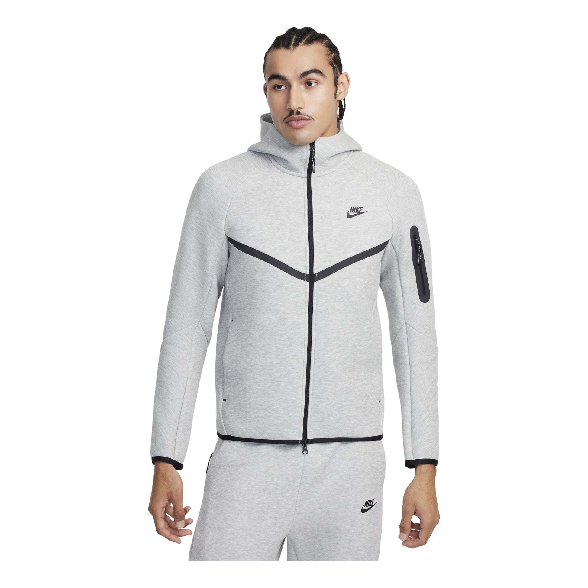 Nike Sportswear Tech Fleece Windrunner Jacket Asia Sizing 'Dark Grey Heather' HV0950-063