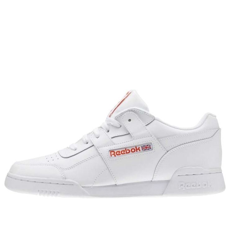 Reebok Workout Skate shoes 'White Orange' CN5203