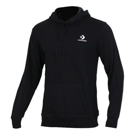 Converse Star Chevron Embroidered Pullover Sweatshirt Asia Sizing 'Black' 10008926-A01