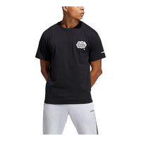 adidas originals Logo Alphabet Printing Round Neck Short Sleeve Black H16230