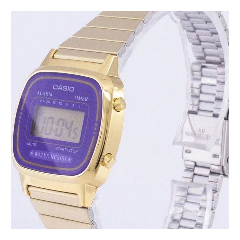 CASIO Male YOUTH Japan / South Korea Fashion Waterproof Gold Digital LA670WGA-6