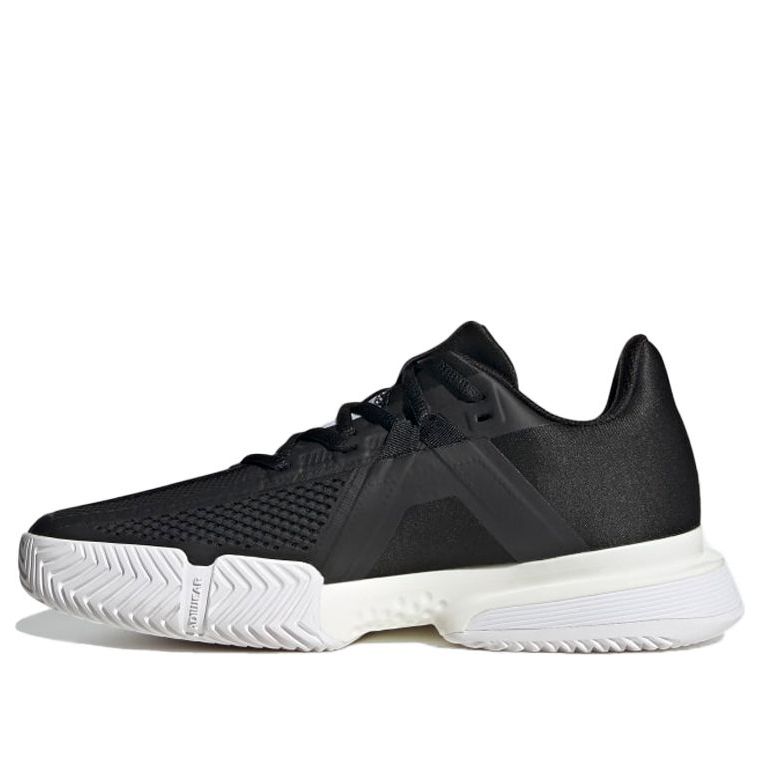 (WMNS) adidas Solematch Bounce Hard Court 'Black White' FU8125