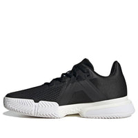 (WMNS) adidas Solematch Bounce Hard Court 'Black White' FU8125