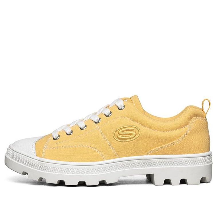 (WMNS) Skechers Roadies Low-Top Sneakers Yellow 74370-YEL