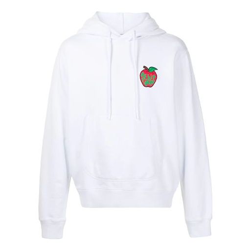 Men's Off-White SS21 Apple Pattern Ordinary Version White OMBB074S21FLE0070125