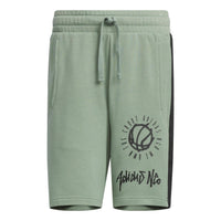 adidas Neo Basketball Shorts 'Green' IA6795